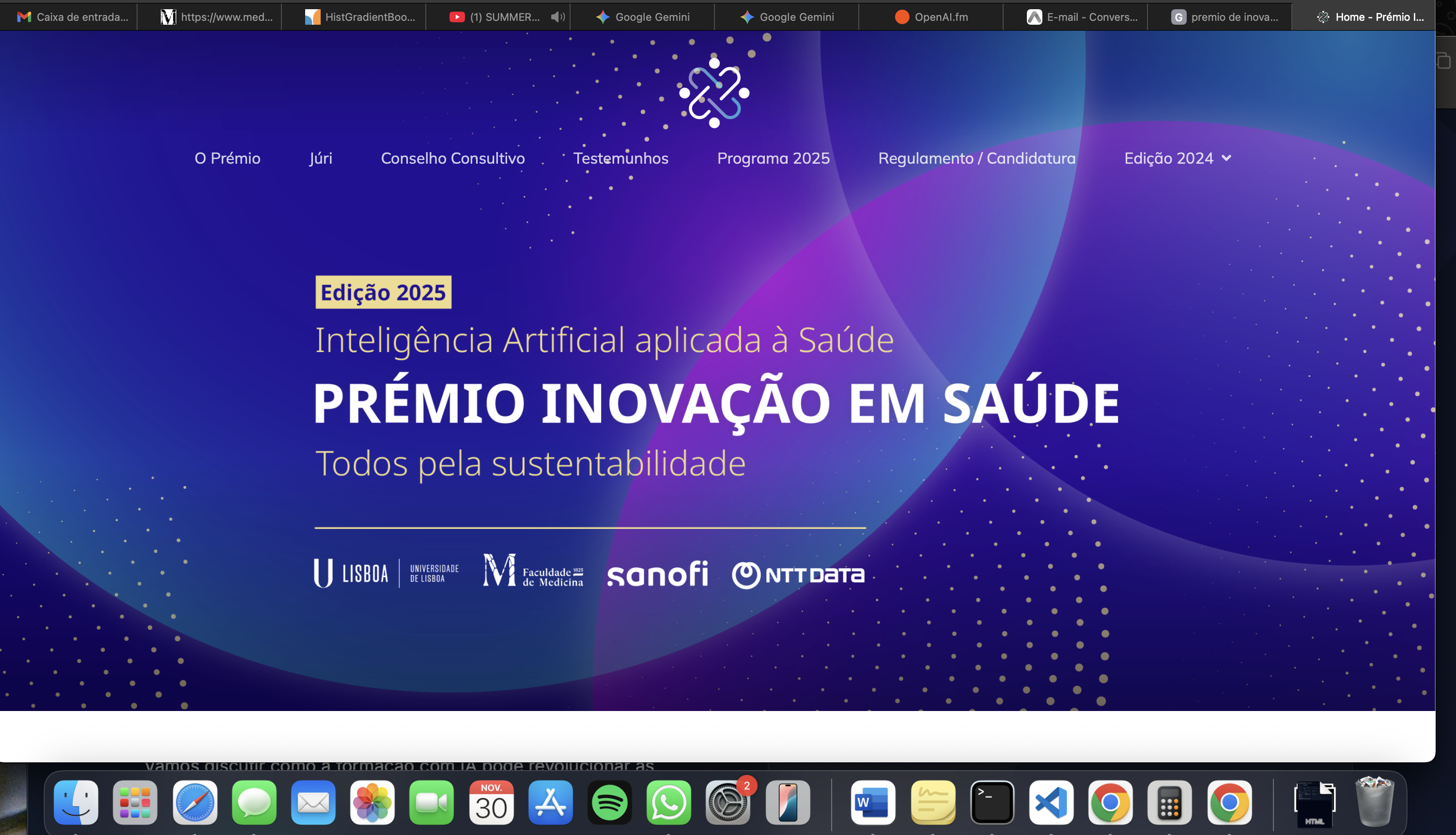 Prémio Inovação Saúde 2025